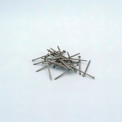 Pointe Annelée INOX A4 en vrac Tête Bombée (TB) 2,5/2,7 mm - 1 kg Alsafix