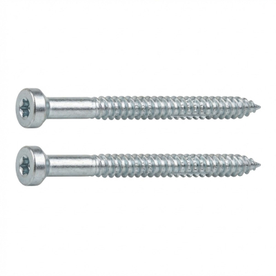Blister de 10 Vis d'Ancrage Béton WHO Tête Cylindrique TX25 D. 7,5 mm - Zinguée - Alsafix