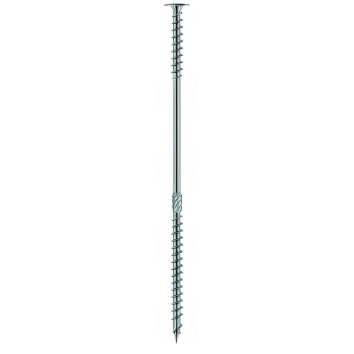 25 vis bois double filet tête large fraisée D. 8 x 435 mm galvanisées+ TX 40 - VDF80435 - Alsafix