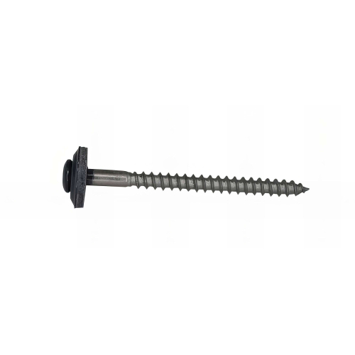 200 Vis à Bois de Ferblanterie VBJ + Joint EDPM D. 4,5 mm x TX20 - Inox A2 Gris Anthracite - Alsafix