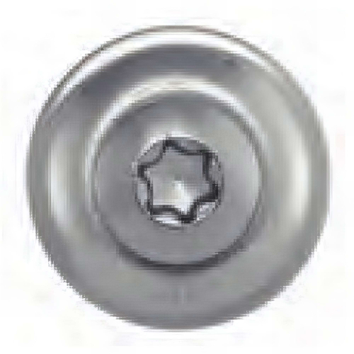 100 Vis à Bois de Ferblanterie VBJ + Joint EDPM D. 4,5 mm x TX20 - Inox A2 - Alsafix