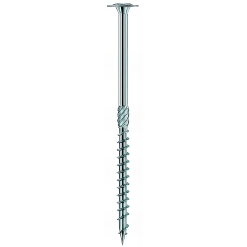 50 Vis Bois Tête Large Bombée D. 6 mm x TX30 - Galvanisé - Alsafix VBL600