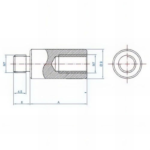 50 Rallonges pour collier M7 - L. 20 mm