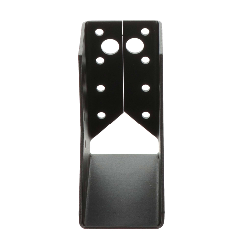 6 sabots de charpente à ailes intérieures - Larg 45 x Ht 99 mm - Connecteurs de poutres - Acier galva noir - Fabriqué en Europe