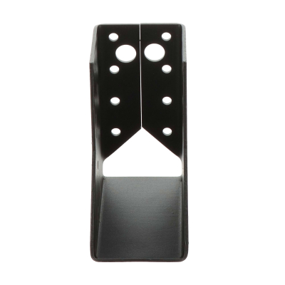 6 sabots de charpente à ailes intérieures - Larg 45 x Ht 99 mm - Connecteurs de poutres - Acier galva noir - Fabriqué en Europe