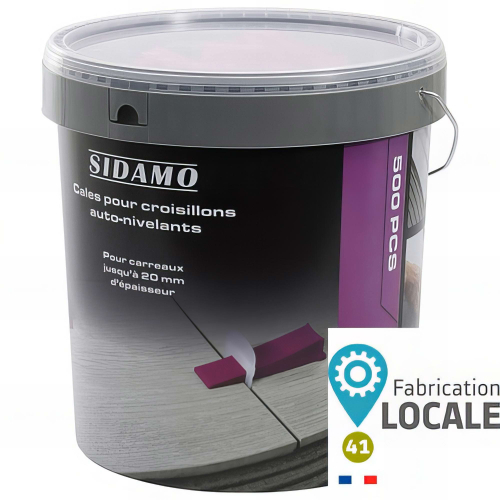Seau de 500 cales pour croisillons auto-nivelants