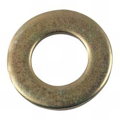 Rondelle plate moyenne M6 mm M Zinguée bichromatée - Boite de 500 pcs