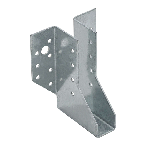10 Sabots de charpente à ailes extérieures Connecteurs de poutres - Acier galvanisé - Larg 25 x Ht 120 mm - Fabriqué en Europe