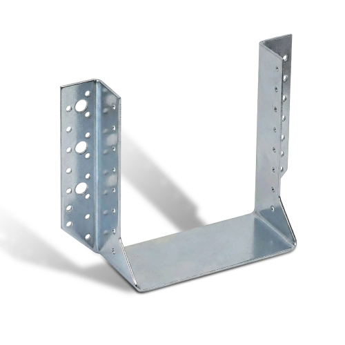 10 Sabots de charpente à ailes extérieures Connecteurs de poutres - Acier galvanisé - Larg 160 x Ht 172 mm - Fabriqué en Europe
