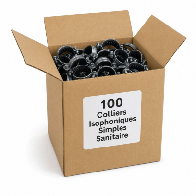 100 Colliers Isophoniques Simples Sanitaire - 7X150 2