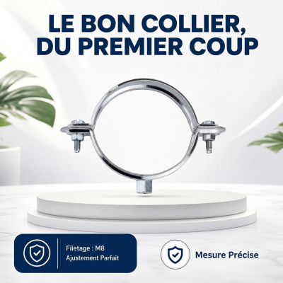 25 Colliers de Descente de Pluie - M8 2