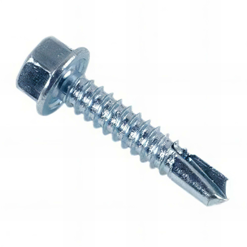 Vis autoperceuse tête hexagonale à embase 4.8 x 31.7 mm Zinguée - Boite de 250 pcs