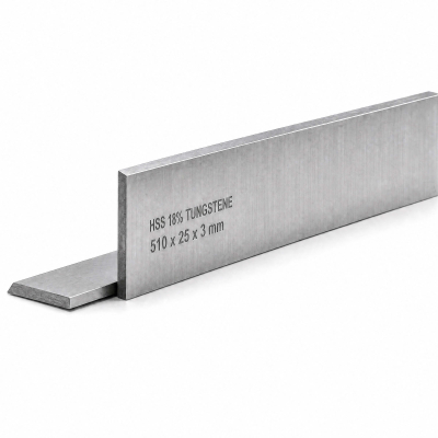 Fer de dégauchisseuse / raboteuse en acier HSS 18% - 510 x 25 x 3 mm - La Forézienne