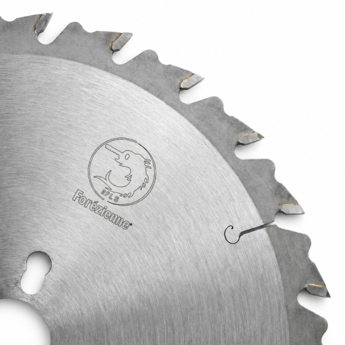 Lame Scie Circulaire Finition Carbure Denture Biseau Alterné Avec Limiteurs - Ø 250 x 30 mm - 24 dents - La Forézienne