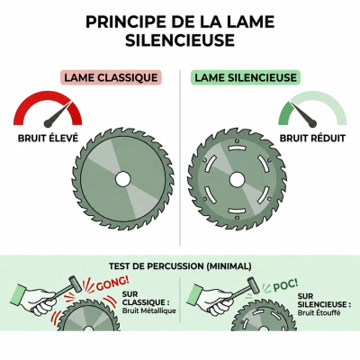 Lame Scie Circulaire Finition Carbure Panneaux - Ø 300 x 30 mm - 72 Dents Heller - Anti-Bruit - La Forézienne