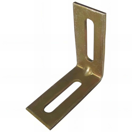 20 Equerres de marbrier renforcées simples L. 75 x L. 75 x l. 35 mm + Rondelle excentrée et goujon