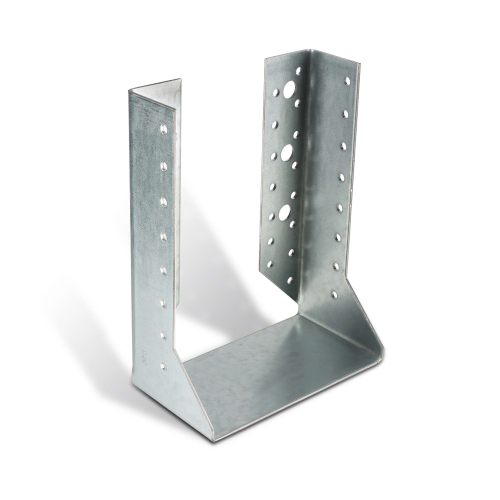10 sabots de charpente à ailes intérieures - Larg. 140 x Ht. 180 mm - Connecteurs de poutres - Acier galva - Fabriqué en Europe
