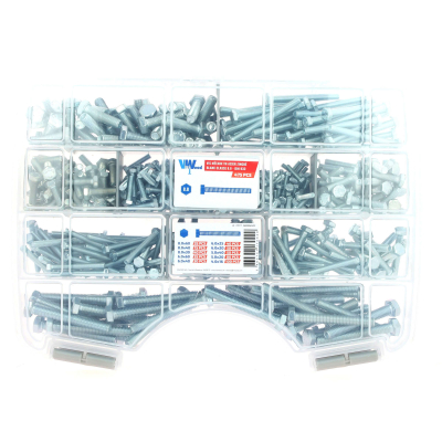 Coffret 475 PC - w 32 vis metaux th din 933 acier zingué bl