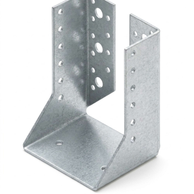 Sabot de charpente à ailes intérieures (P x l x H x ép) 70 x 70 x 125 x 2,0 mm - AL-SI070125 - Alsafix
