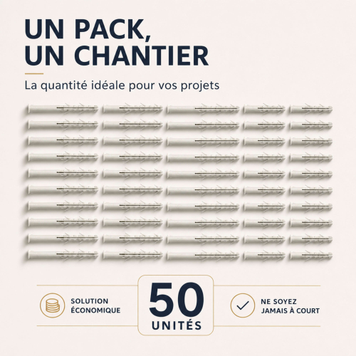 50 Chevilles Charpente - diamètre 12 mm