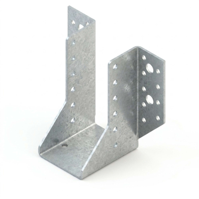 Sabot de charpente à ailes extérieures (P x l x H x ép) 80 x 150 x 205 x 2,5 mm - AL-SE150205 - Alsafix