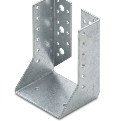Sabot de charpente à ailes intérieures (P x l x H x ép) 80 x 100 x 140 x 2,0 mm - AL-SI100140 - Alsafix