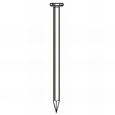 Pointe lisse galvanisée à chaud (HDG) en vrac tête plate (TP) 1,5 x 25 mm - 1 kg - TP150255 Alsafix
