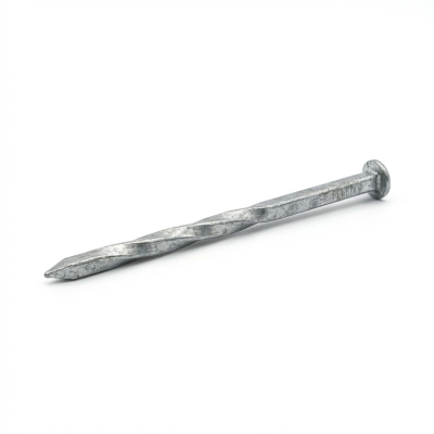 Pointe Carré Torsadé Tête Plate (TP) Alsafix en Vrac, D. 6,5 mm - 5 kg