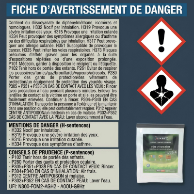 Mortier chimique pour scellement de poteaux - 300 ml - Scellement rapide