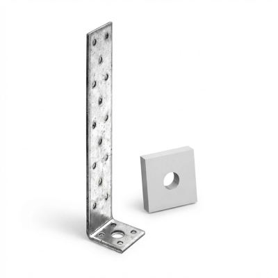 Equerre béton (H x L x l x ép) 400 x 40 x 40 x 2,0 mm - AL-EB40040420 - Alsafix