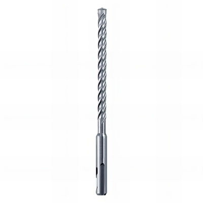Foret SDS+ 4 taillants HM D. 20 mm L. 450 mm pour béton armé - 614.450.20 - Leman