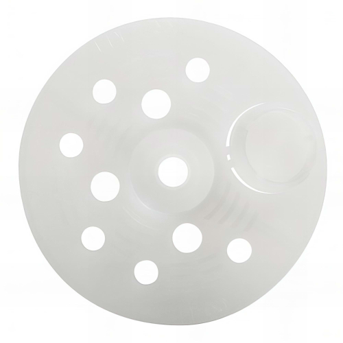 100 rondelles d'isolation extérieur D.60 mm - Rosaces plates en plastique pour vis bois