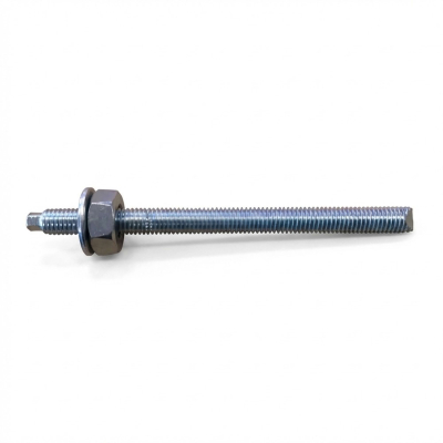 Blister de 10 tiges filetées avec écrou et rondelle STD M10 x Lt. 140 mm - Zingué - PO32110BL - Alsafix