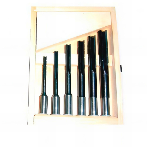 Coffret 6 mèches à mortaiser à droite WS D. 6 à 16 x Q 16 mm - 5051000 - Holzprofi