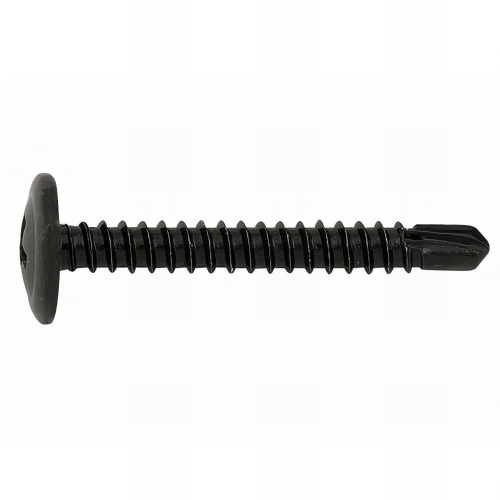 500 vis autoperceuses PH2, tête bombée basse 4,2 x 16 mm zingué noir pour tôle et PVC - TAEN4216 - Index