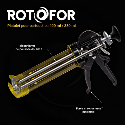 Pistolet cartouche pro 400ml