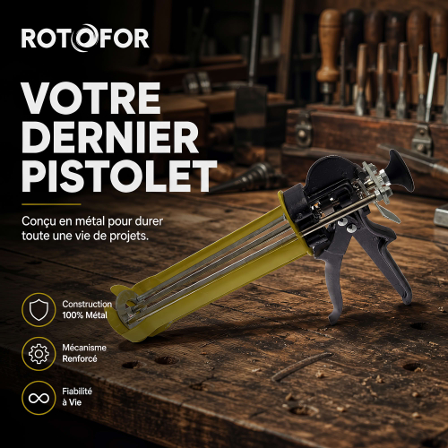 Pistolet cartouche pro 400ml