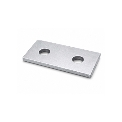 25 plaques d'union équerre indextrut, zinguées - 40 x 90 x 5 mm