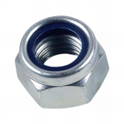 Ecrou frein indesserrable bague nylon M10 mm INOX A4 - Boite de 100 pcs