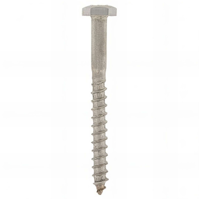 Tirefond bois tête hexagonale 8 x 100 mm INOX A4 - Boite de 50 pcs