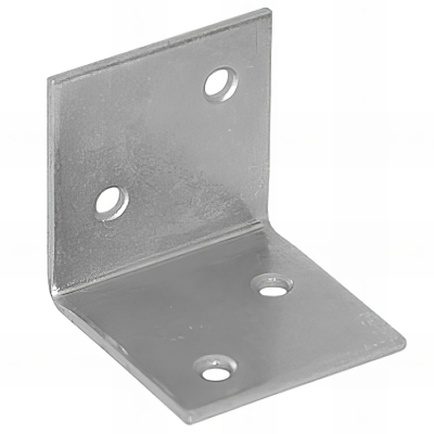 Équerre d'Assemblage Large pour Meuble et Menuiserie - Acier Galvanisé Z275 DX51D - 30 x 30 x 30 x 1,5 mm