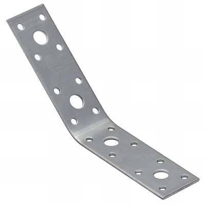 Équerre d'Assemblage 135° pour Aisselier et Renfort Bois - Acier Galvanisé Z275 DX51D - 100 x 100 x 35 x 2,5 mm