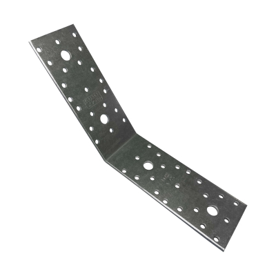 Équerre d'Assemblage 135° pour Aisselier et Renfort Bois - Acier Galvanisé Z275 DX51D - 140 x 140 x 55 x 2,5 mm