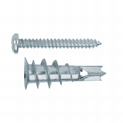 100 cheville rapide matériaux creux Zamak avec vis 4,2 x 32 mm (13 x 32 mm) - TAPLAME - Index