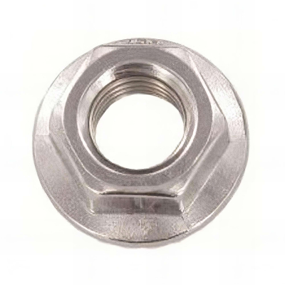 Ecrou à embase crantée M10 mm INOX A2 - Boite de 100 pcs