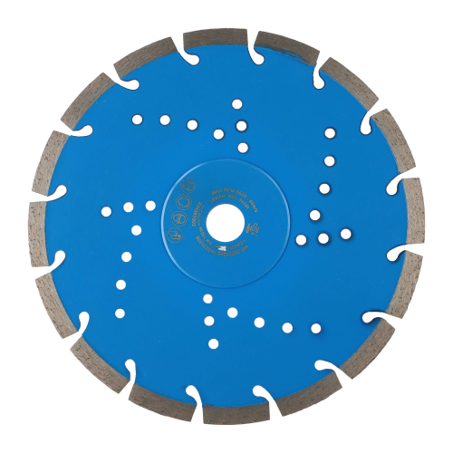 Disque diamant segments soudés Rotofor - Alésage 22,23 mm - Hauteur segment 10 mm - Coupe béton, brique, parpaing