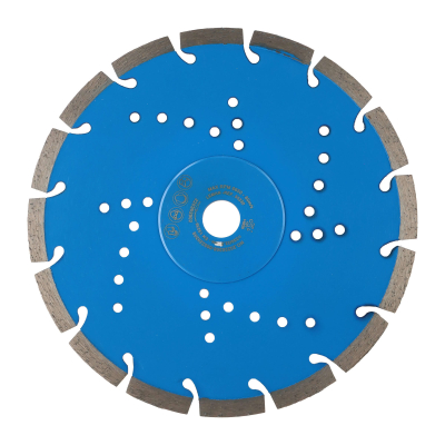 Disque diamant segments soudés Rotofor - Alésage 22,23 mm - Hauteur segment 10 mm - Coupe béton, brique, parpaing