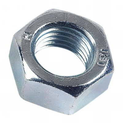 Ecrou hexagonal M10 mm HU Zingué - Boite de 100 pcs