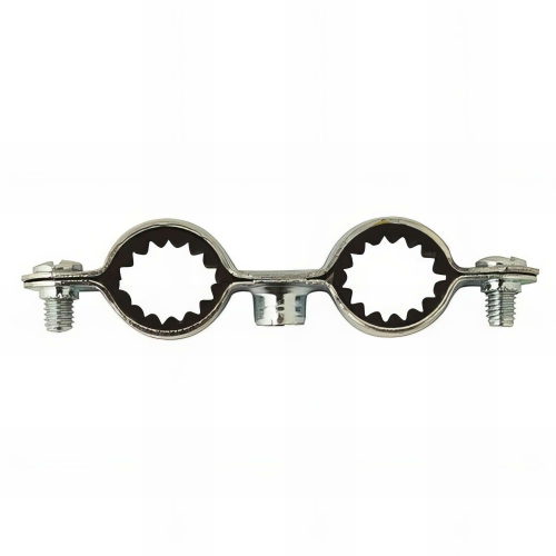 50 colliers de plomberie double isophonique M7 x 150 - 16 x 18 mm