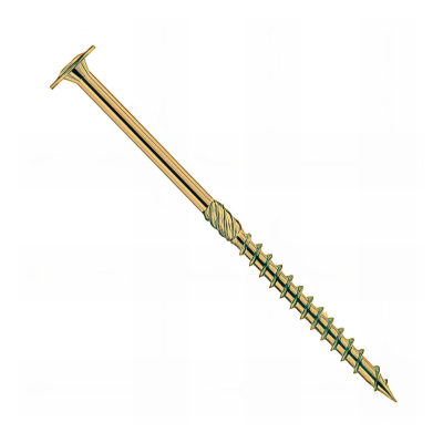 50 Vis bois Torx à tête bombée expert - Acier galvanisée - Diamètre 8 mm - anti-fendage - moletage de serrage